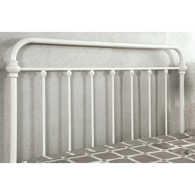 IRIA Vintage White Cal.King, E.King, & Full Bed - Imperial Furniture (Las Vegas, NV) - Multi Location