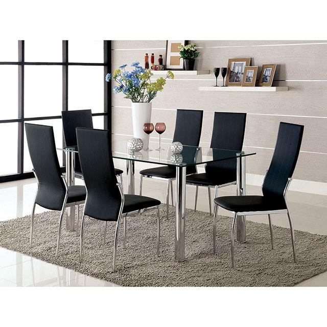Oahu Chrome Dining Table - Imperial Furniture (Las Vegas, NV) - Multi Location