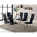 Oahu Chrome Dining Table - Imperial Furniture (Las Vegas, NV) - Multi Location