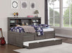 TIBALT Full DayBed w/ Trundle, Dark Gray - Imperial Furniture (Las Vegas, NV) - Multi Location