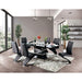 Midvale Black/Chrome Dining Table - Imperial Furniture (Las Vegas, NV) - Multi Location