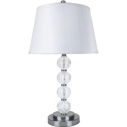 Oona Silver/Clear 30"H Table Lamp (2/CTN) - Imperial Furniture (Las Vegas, NV) - Multi Location