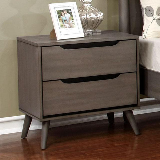 Lennart Gray Night Stand - Imperial Furniture (Las Vegas, NV) - Multi Location