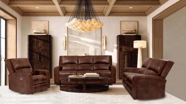 SOTERIOS Power Recliner, Medium Brown - Imperial Furniture (Las Vegas, NV) - Multi Location