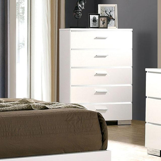 Malte White Chest - Imperial Furniture (Las Vegas, NV) - Multi Location