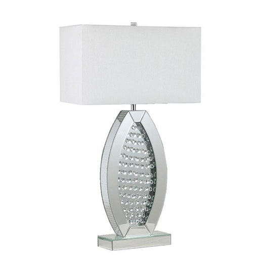 MYDA Table Lamp, Silver/White - Imperial Furniture (Las Vegas, NV) - Multi Location