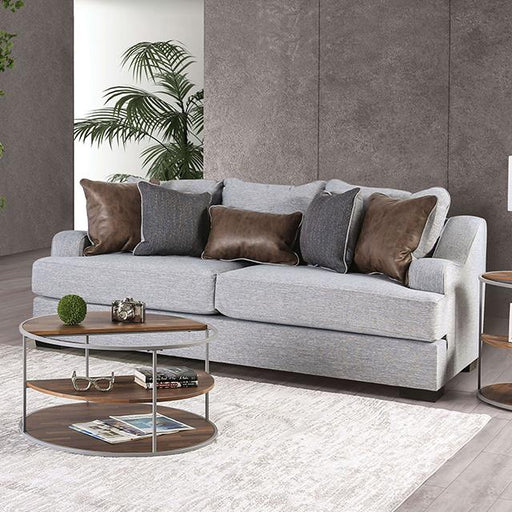 SKYLINE Sofa, Light Gray/Brown - Imperial Furniture (Las Vegas, NV) - Multi Location