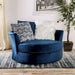 WALDPORT Swivel Chair, Navy - Imperial Furniture (Las Vegas, NV) - Multi Location
