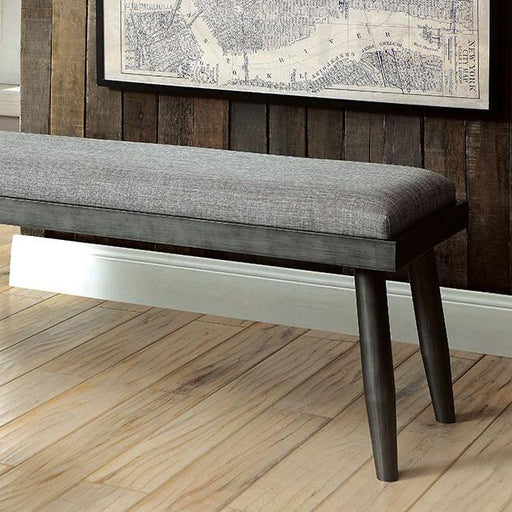 Vilhelm I Gray Bench - Imperial Furniture (Las Vegas, NV) - Multi Location
