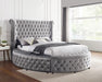SANSOM E.King & Queen Bed, Black, Blue, & Grey - Imperial Furniture (Las Vegas, NV) - Multi Location