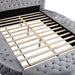 SANSOM E.King & Queen Bed, Black, Blue, & Grey - Imperial Furniture (Las Vegas, NV) - Multi Location