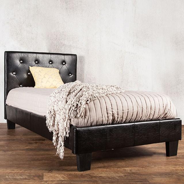 Velen Black Cal.King, E.King, Full, & Twin Bed Black & White - Imperial Furniture (Las Vegas, NV) - Multi Location