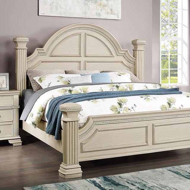 Pamphilos 4 & 5 Piece Queen Bedroom Set Gray & White - Imperial Furniture (Las Vegas, NV) - Multi Location