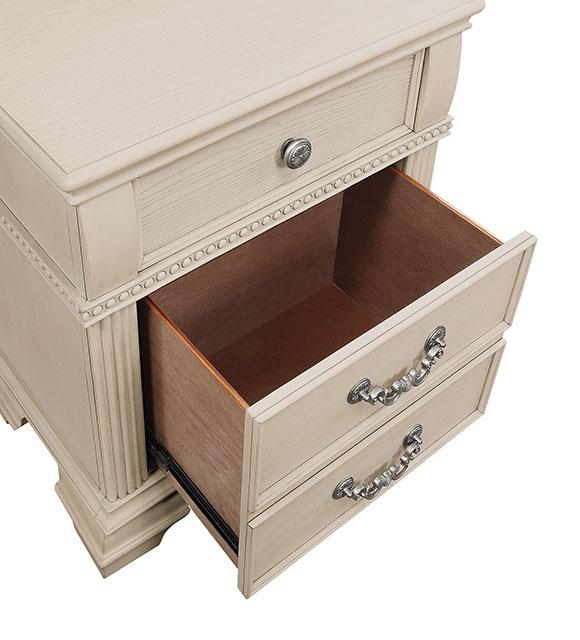 Pamphilos 4 & 5 Piece Queen Bedroom Set Gray & White - Imperial Furniture (Las Vegas, NV) - Multi Location