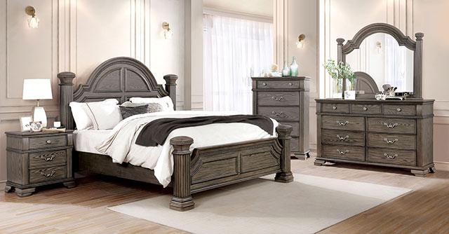 Pamphilos 4 & 5 Piece Queen Bedroom Set Gray & White - Imperial Furniture (Las Vegas, NV) - Multi Location