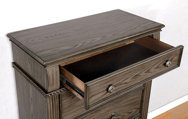 Pamphilos 4 & 5 Piece Queen Bedroom Set Gray & White - Imperial Furniture (Las Vegas, NV) - Multi Location