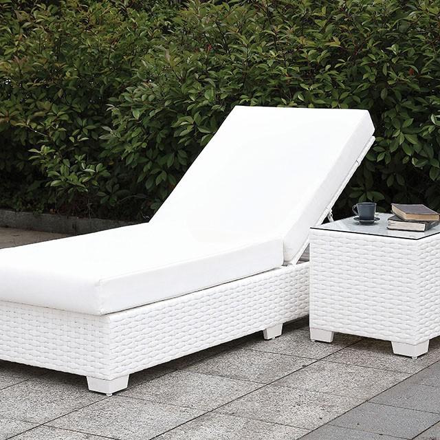 Somani Adjustable Chaise + End Table - Imperial Furniture (Las Vegas, NV) - Multi Location