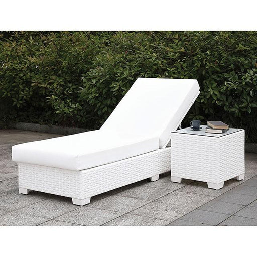 Somani Adjustable Chaise + End Table - Imperial Furniture (Las Vegas, NV) - Multi Location