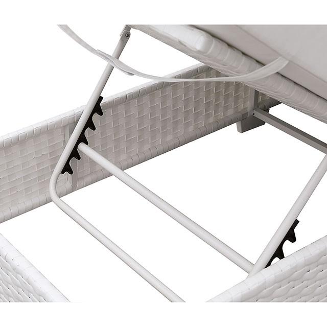 Somani Adjustable Chaise + End Table - Imperial Furniture (Las Vegas, NV) - Multi Location