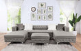 CIABATTONI Sectional, Gray - Imperial Furniture (Las Vegas, NV) - Multi Location
