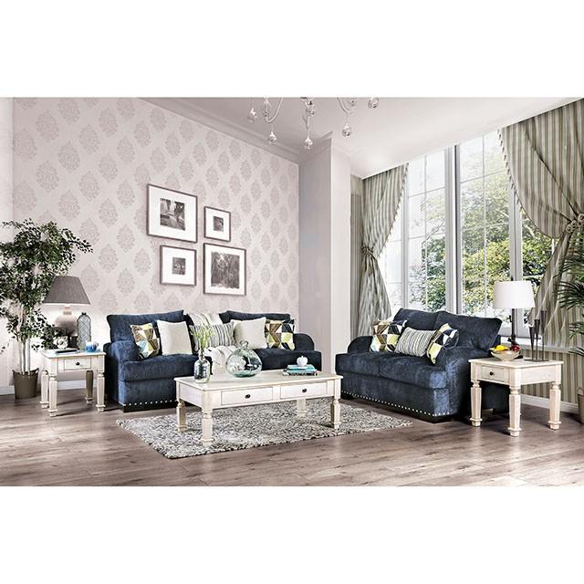 Jayda Navy Love Seat - Imperial Furniture (Las Vegas, NV) - Multi Location
