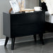 LENNART II Black Night Stand - Imperial Furniture (Las Vegas, NV) - Multi Location