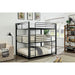 Olga I Antique Black Full/Full Bunk Bed - Imperial Furniture (Las Vegas, NV) - Multi Location