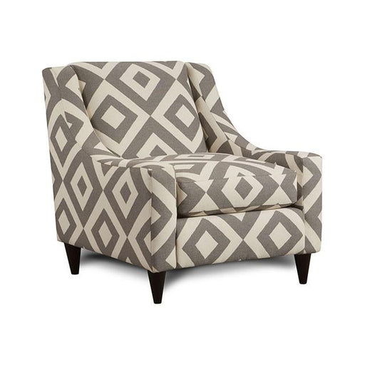 PARKER Ivory/Gray/Pattern Chair, Diamond Pattern - Imperial Furniture (Las Vegas, NV) - Multi Location