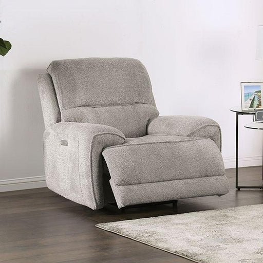 MORCOTE Power Recliner, Light Gray - Imperial Furniture (Las Vegas, NV) - Multi Location