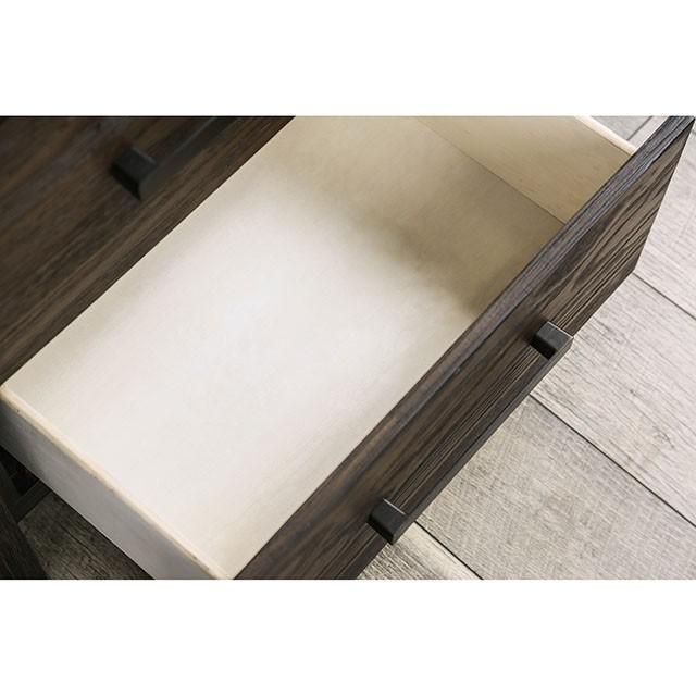 Rexburg Wire-Brushed Rustic Brown Night Stand - Imperial Furniture (Las Vegas, NV) - Multi Location