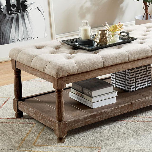 Tanya Beige Bench - Imperial Furniture (Las Vegas, NV) - Multi Location