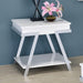 TITUS End Table, White/Chrome - Imperial Furniture (Las Vegas, NV) - Multi Location