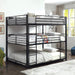 Olga I Antique Black Full/Full Bunk Bed - Imperial Furniture (Las Vegas, NV) - Multi Location