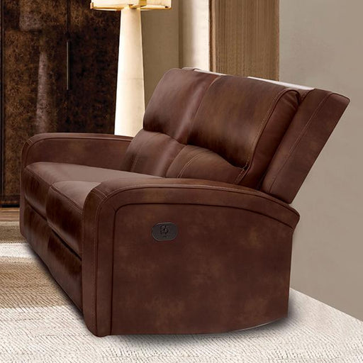 SOTERIOS Power Loveseat, Medium Brown - Imperial Furniture (Las Vegas, NV) - Multi Location