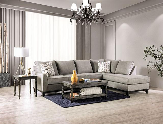 LANTWIT Sectional, Light Gray - Imperial Furniture (Las Vegas, NV) - Multi Location