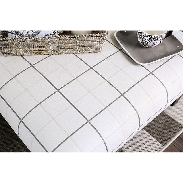 Dorset Ivory/Pattern Ottoman - Imperial Furniture (Las Vegas, NV) - Multi Location