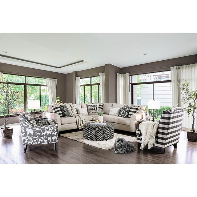 Patricia Ivory Sectional - Imperial Furniture (Las Vegas, NV) - Multi Location