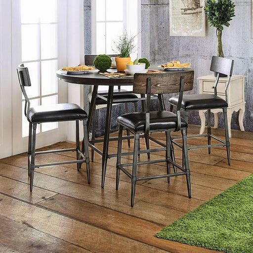 Mullane Weathered Gray Counter Ht. Table - Imperial Furniture (Las Vegas, NV) - Multi Location