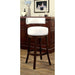 SHIRLEY Dark Oak/White 24" Bar Stool - Imperial Furniture (Las Vegas, NV) - Multi Location