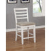 Kiana White Counter Ht. Side Chair (2/CTN) - Imperial Furniture (Las Vegas, NV) - Multi Location