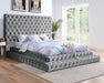 STEFANIA E.King & Queen Bed, Black & Gray - Imperial Furniture (Las Vegas, NV) - Multi Location