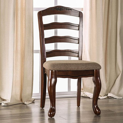 Townsville Dark Walnut/Tan Side Chair (2/CTN) - Imperial Furniture (Las Vegas, NV) - Multi Location
