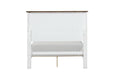 Bed Pinetop Blue & White - Imperial Furniture (Las Vegas, NV) - Multi Location