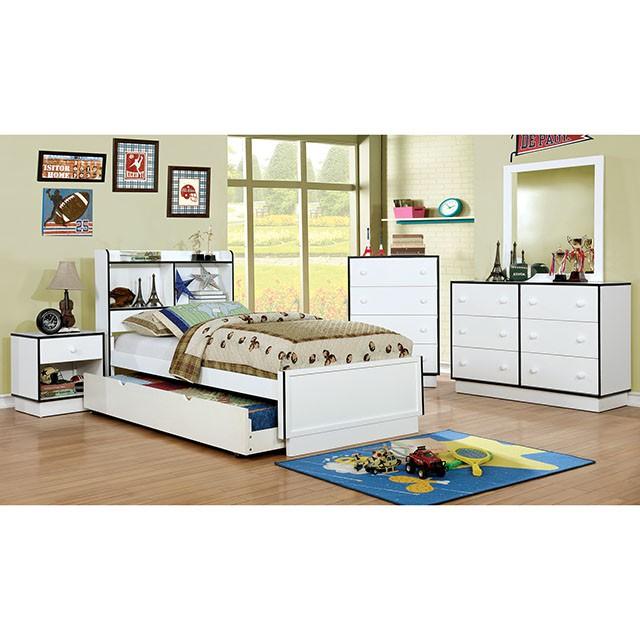 Bobbi Night Stand Blue - Imperial Furniture (Las Vegas, NV) - Multi Location