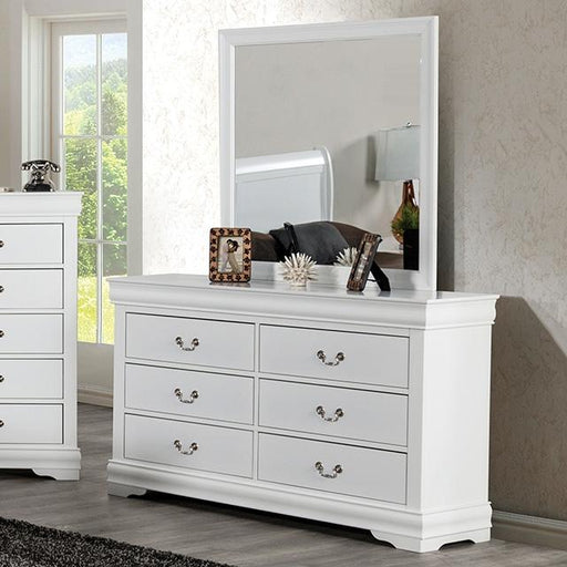 Louis Philippe Dresser White - Imperial Furniture (Las Vegas, NV) - Multi Location