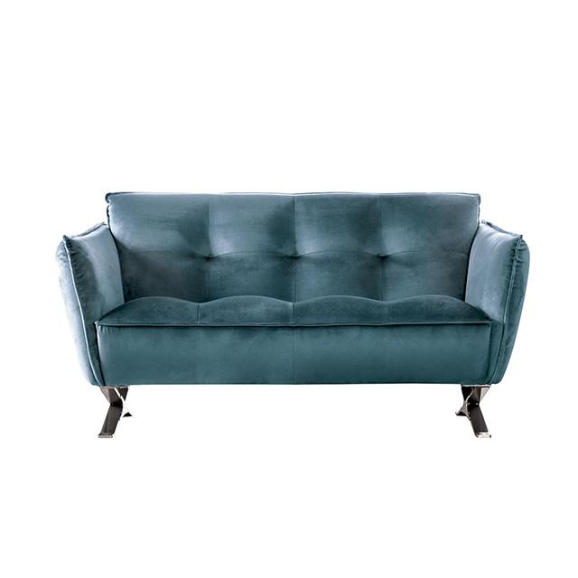 Civellutino Loveseat Teal - Imperial Furniture (Las Vegas, NV) - Multi Location