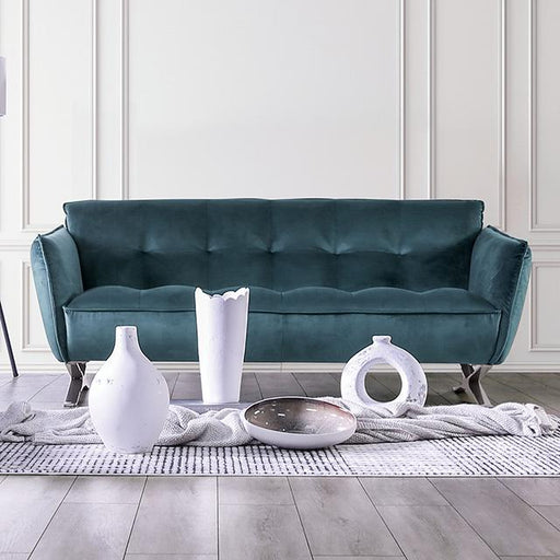 Civellutino Sofa Teal - Imperial Furniture (Las Vegas, NV) - Multi Location