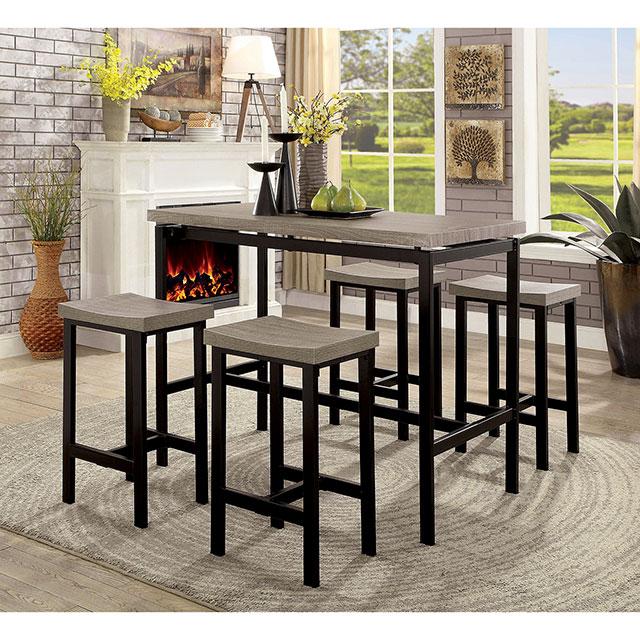 Vilvoorde 5 Pc. Counter Ht. Table Set - Imperial Furniture (Las Vegas, NV) - Multi Location