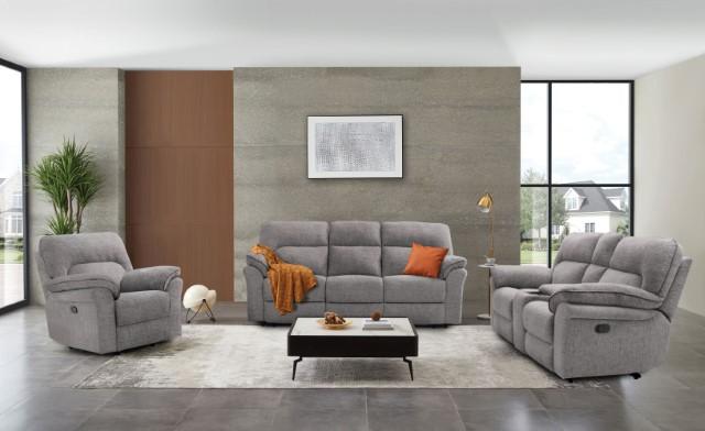 JOSIAS Glider Recliner, Light Gray Fabric - Imperial Furniture (Las Vegas, NV) - Multi Location