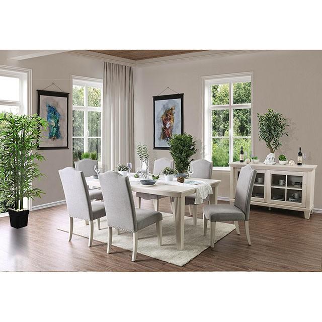 Daniella Gray/Antique White Side Chair (2/CTN) - Imperial Furniture (Las Vegas, NV) - Multi Location